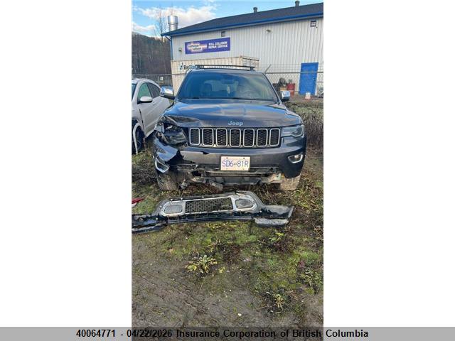 Aukcja sprzedaży 2018 Jeep Grand Cherokee Limited, vin: 1C4RJFBG3JC510845, numer aukcji: 40064771