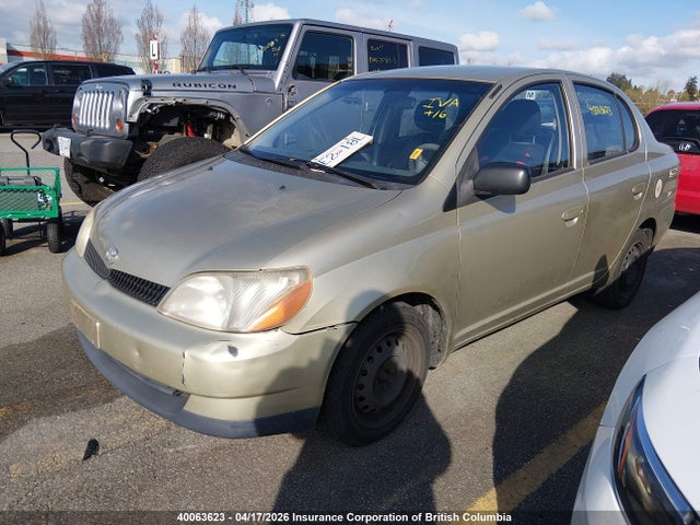 2000 Toyota Echo მანქანა იყიდება აუქციონზე, vin: JTDBT1230Y0096138, აუქციონის ნომერი: 40063623