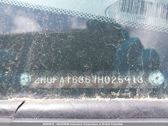 Продаж на аукціоні авто 2007 Honda Civic, vin: 2HGFA16367H025913, номер лоту: 40064819