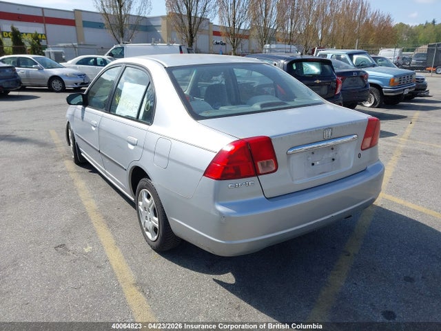 Aukcja sprzedaży 2002 Honda Civic, vin: 2HGES16412H906058, numer aukcji: 40064823