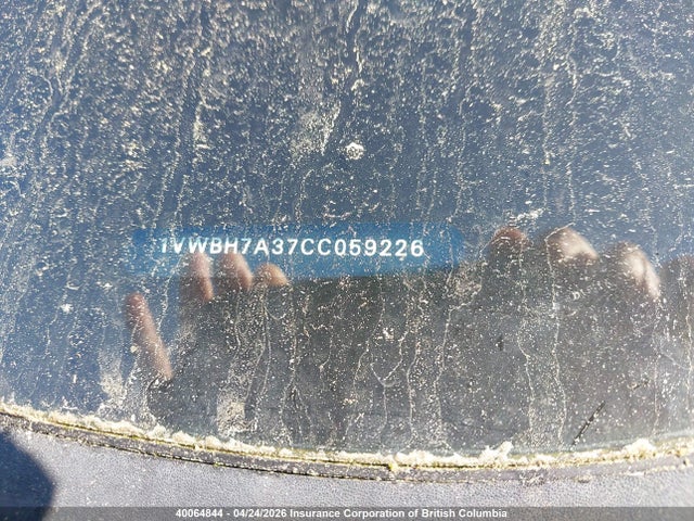 Aukcja sprzedaży 2012 Volkswagen Passat Se, vin: 1VWBH7A37CC059226, numer aukcji: 40064844