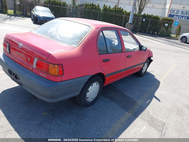 1994 Toyota Tercel Dx მანქანა იყიდება აუქციონზე, vin: JT2EL43E9R0446567, აუქციონის ნომერი: 40064846