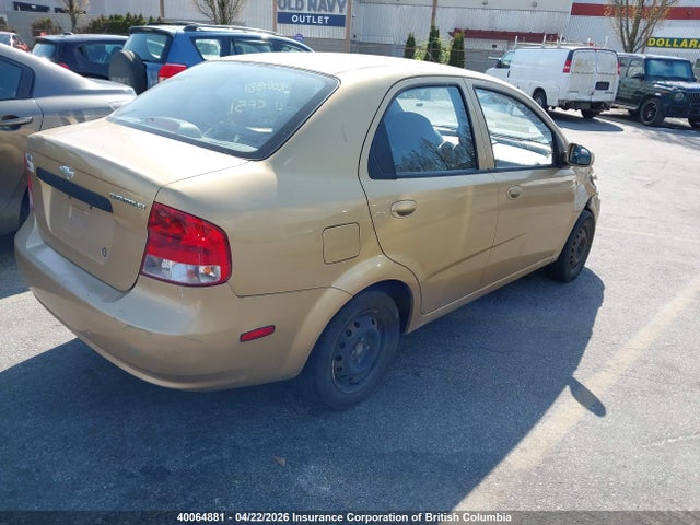 Aukcja sprzedaży 2004 Chevrolet Aveo, vin: KL1TD52624B160978, numer aukcji: 40064881