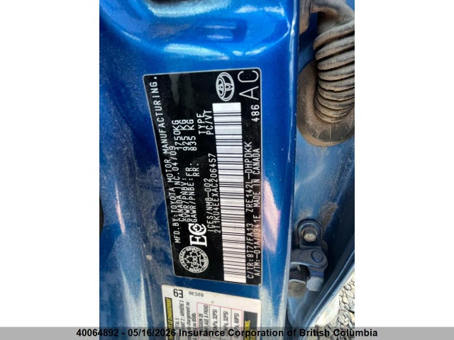 40064892 :رقم المزاد ، 2T1KU4EEXAC206457 vin ، 2010 Toyota Corolla Matrix مزاد بيع