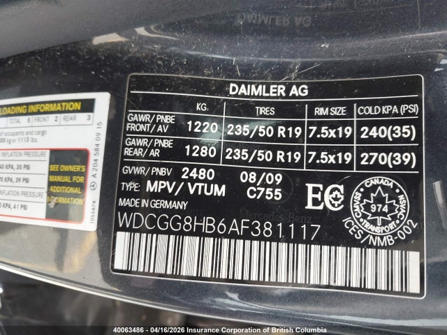 Продажа на аукционе авто 2010 Mercedes-benz Glk 350 4matic, vin: WDCGG8HB6AF381117, номер лота: 40063486