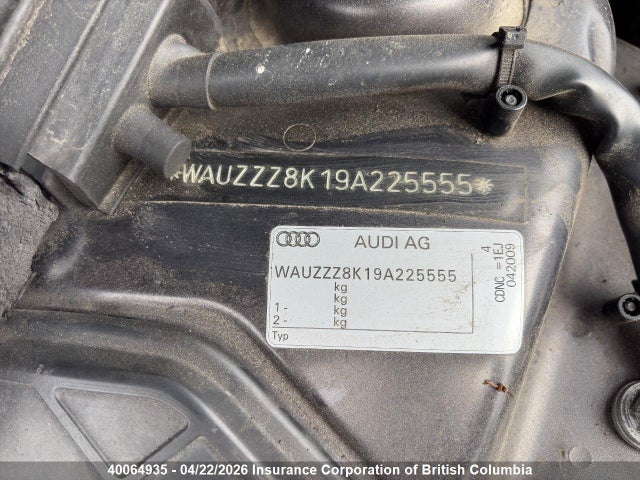 Aukcja sprzedaży 2009 Audi A4, vin: WAUZZZ8K19A225555, numer aukcji: 40064935