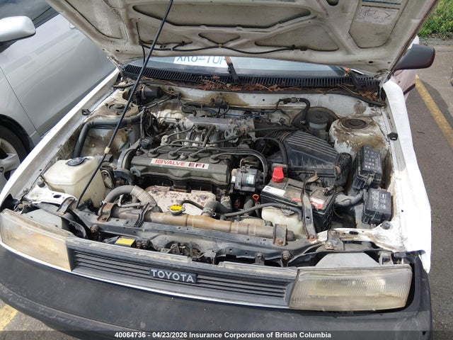 Aukcja sprzedaży 1990 Toyota Corolla, vin: JT2AE94E4L3360478, numer aukcji: 40064736