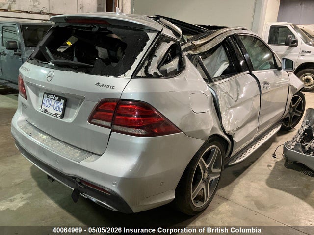 Aukcja sprzedaży 2016 Mercedes-benz Gle 350d 4matic, vin: 4JGDA2EB4GA780864, numer aukcji: 40064969
