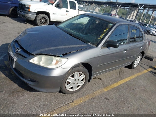Aukcja sprzedaży 2005 Honda Civic, vin: 2HGES16375H024498, numer aukcji: 40064981