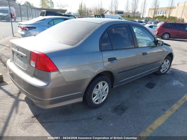 Aukcja sprzedaży 2005 Honda Civic, vin: 2HGES16375H024498, numer aukcji: 40064981