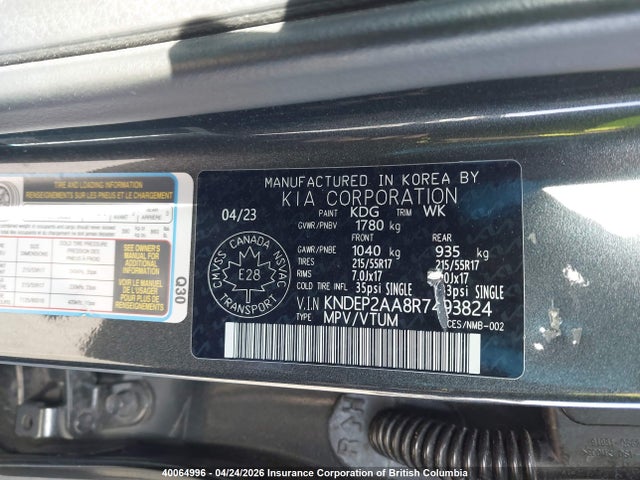 KNDEP2AA8R7493824 KIA Seltos Lx