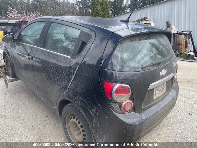 Продаж на аукціоні авто 2012 Chevrolet Sonic, vin: 1G1JD6EHXC4128116, номер лоту: 40065068
