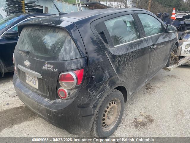 Продаж на аукціоні авто 2012 Chevrolet Sonic, vin: 1G1JD6EHXC4128116, номер лоту: 40065068