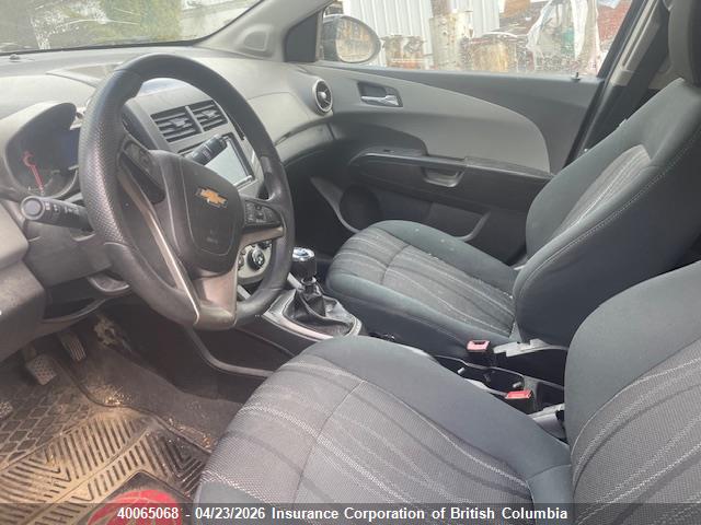Продаж на аукціоні авто 2012 Chevrolet Sonic, vin: 1G1JD6EHXC4128116, номер лоту: 40065068