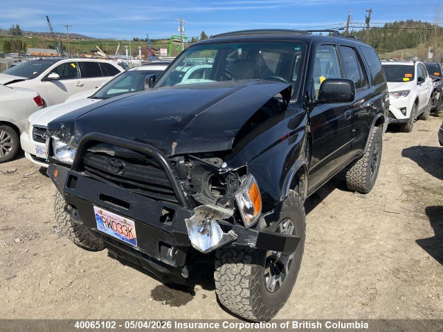1999 Toyota 4runner Sr5 მანქანა იყიდება აუქციონზე, vin: JT3HN86R8X0250996, აუქციონის ნომერი: 40065102