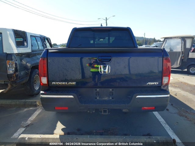 2019 Honda Ridgeline Rtl მანქანა იყიდება აუქციონზე, vin: 5FPYK3F56KB503321, აუქციონის ნომერი: 40065104