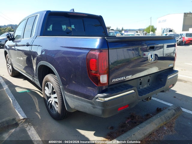 2019 Honda Ridgeline Rtl მანქანა იყიდება აუქციონზე, vin: 5FPYK3F56KB503321, აუქციონის ნომერი: 40065104