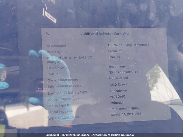 Продажа на аукционе авто 2023 Tesla Model 3, vin: LRW3E1EB6PC923409, номер лота: 40063388