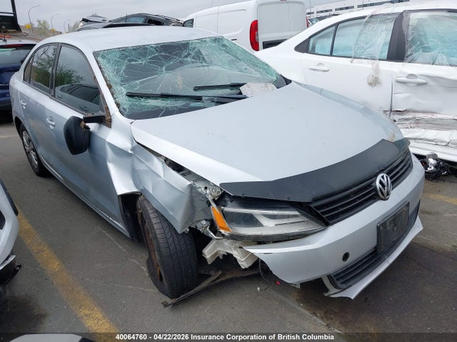 2012 Volkswagen Jetta S მანქანა იყიდება აუქციონზე, vin: 3VW2K7AJ0CM397601, აუქციონის ნომერი: 40064760