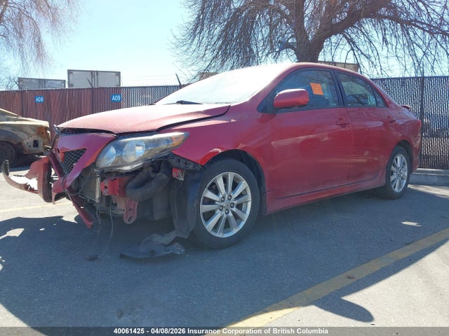 2009 Toyota Corolla S/le/xle მანქანა იყიდება აუქციონზე, vin: 2T1BU40EX9C020324, აუქციონის ნომერი: 40061425