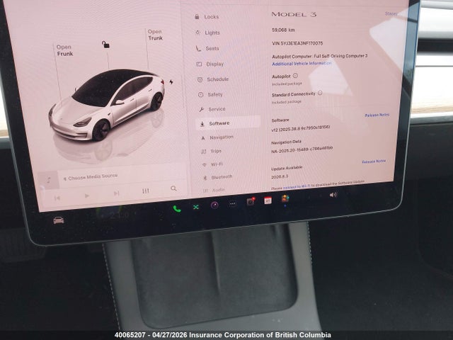 Aukcja sprzedaży 2022 Tesla Model 3, vin: 5YJ3E1EA3NF170075, numer aukcji: 40065207