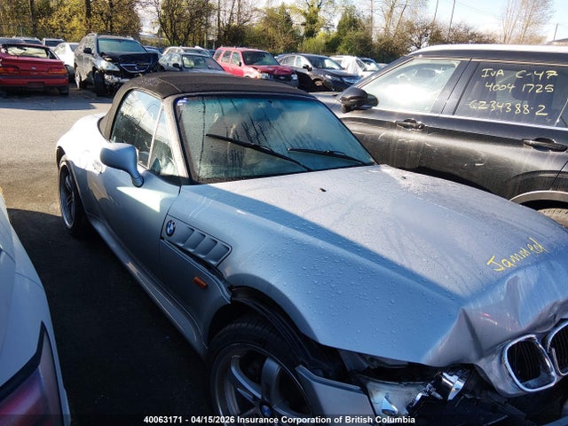 Aukcja sprzedaży 1997 Bmw Z3 2.8l Roadster, vin: 4USCJ3320VLC05555, numer aukcji: 40063171