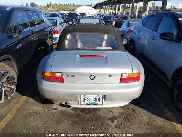 Aukcja sprzedaży 1997 Bmw Z3 2.8l Roadster, vin: 4USCJ3320VLC05555, numer aukcji: 40063171