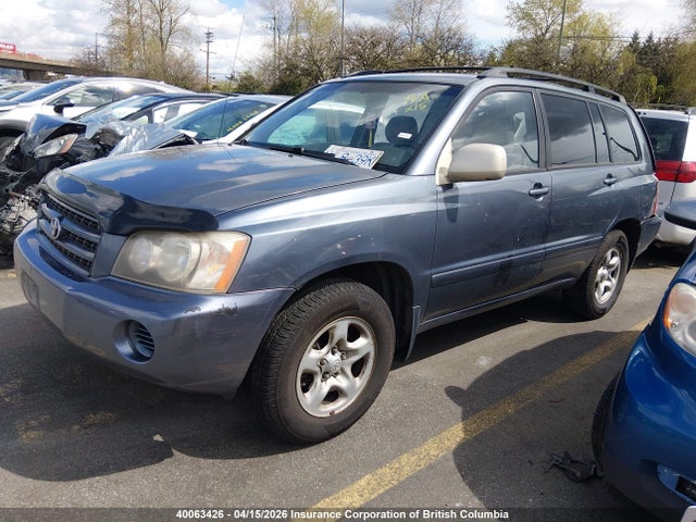 2001 Toyota Highlander მანქანა იყიდება აუქციონზე, vin: JTEGD21A710016652, აუქციონის ნომერი: 40063426