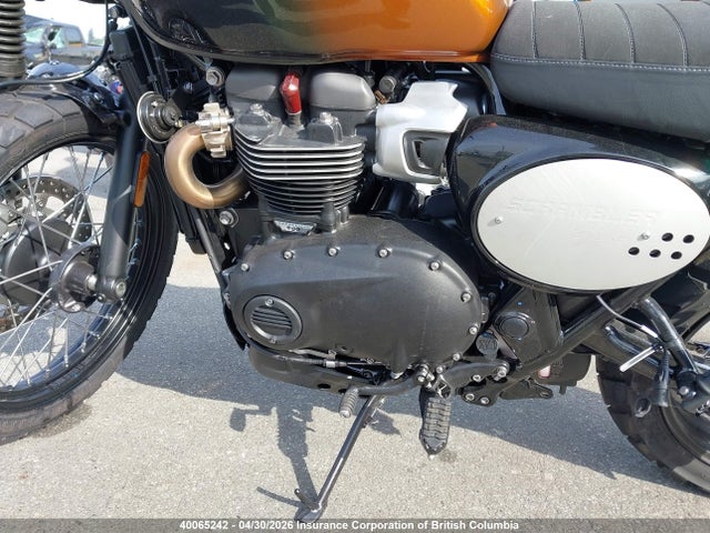 40065242 :رقم المزاد ، SMTD44G70RTBS9985 vin ، 2024 Triumph Motorcycle Scrambler 900 مزاد بيع