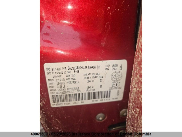 2006 Jeep Liberty Sport მანქანა იყიდება აუქციონზე, vin: 1J4GL48556W265977, აუქციონის ნომერი: 40065389