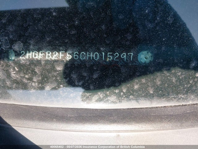 Продаж на аукціоні авто 2012 Honda Civic, vin: 2HGFB2F56CH015297, номер лоту: 40065402