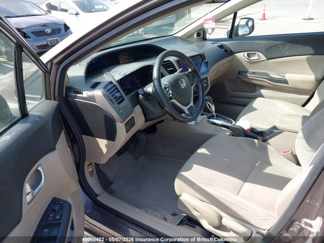 Продаж на аукціоні авто 2012 Honda Civic, vin: 2HGFB2F56CH015297, номер лоту: 40065402