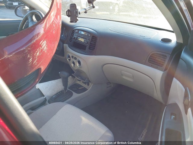 Продаж на аукціоні авто 2009 Hyundai Accent Gls, vin: KMHCN45C69U345706, номер лоту: 40065431