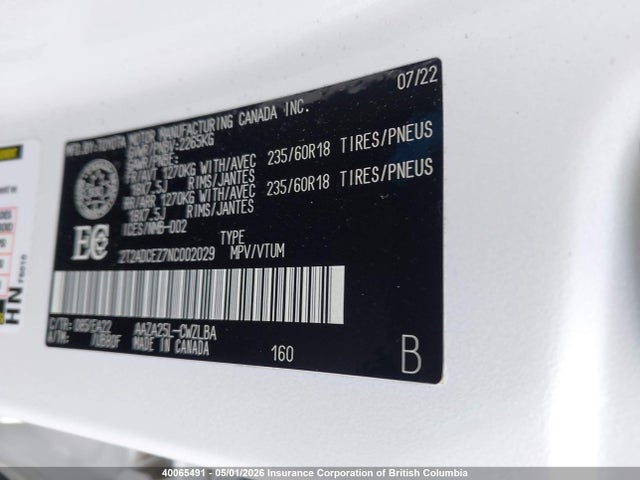 2022 Lexus Nx 250 მანქანა იყიდება აუქციონზე, vin: 2T2ADCEZ7NC002029, აუქციონის ნომერი: 40065491