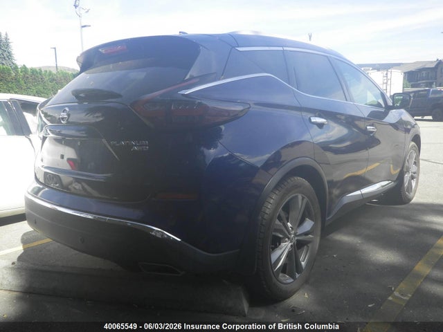 Продажа на аукционе авто 2019 Nissan Murano S/sl/sv/platinum, vin: 5N1AZ2MS0KN121730, номер лота: 40065549