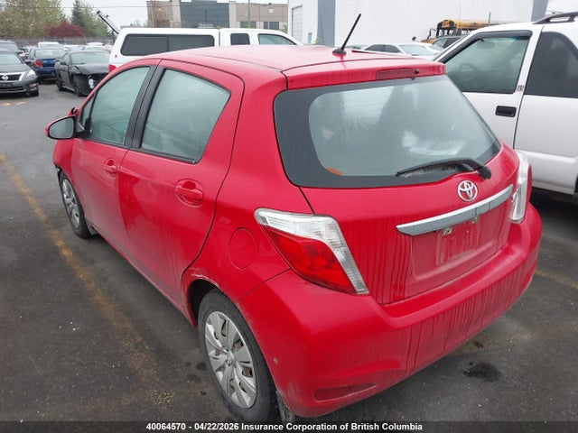 2014 Toyota Yaris მანქანა იყიდება აუქციონზე, vin: VNKKTUD38EA003989, აუქციონის ნომერი: 40064570