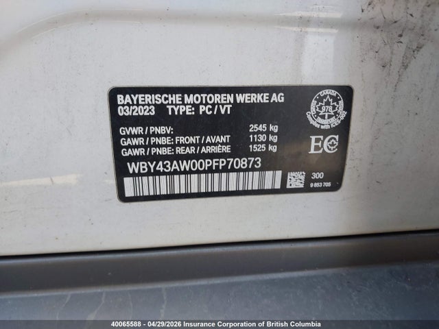 WBY43AW00PFP70873 BMW I4