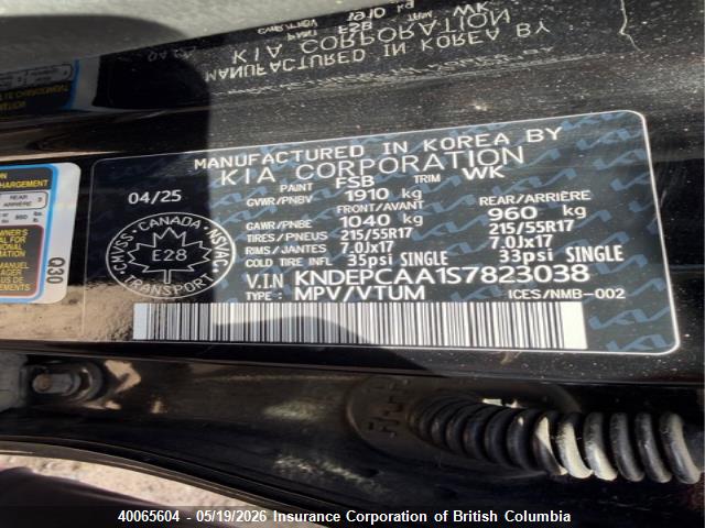 KNDEPCAA1S7823038 KIA Seltos Lx