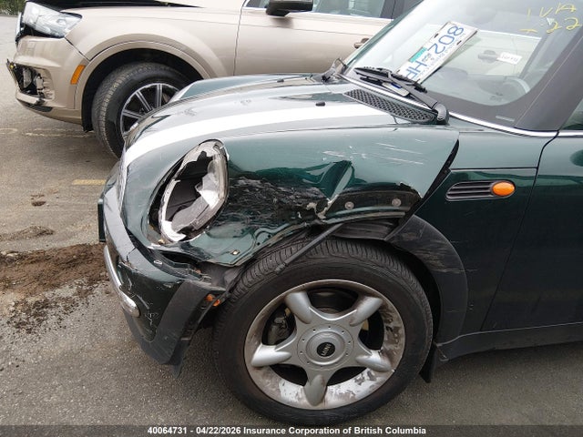 2003 Mini Cooper მანქანა იყიდება აუქციონზე, vin: WMWRC33463TE13512, აუქციონის ნომერი: 40064731