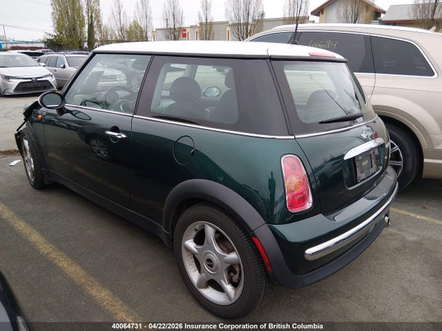 2003 Mini Cooper მანქანა იყიდება აუქციონზე, vin: WMWRC33463TE13512, აუქციონის ნომერი: 40064731