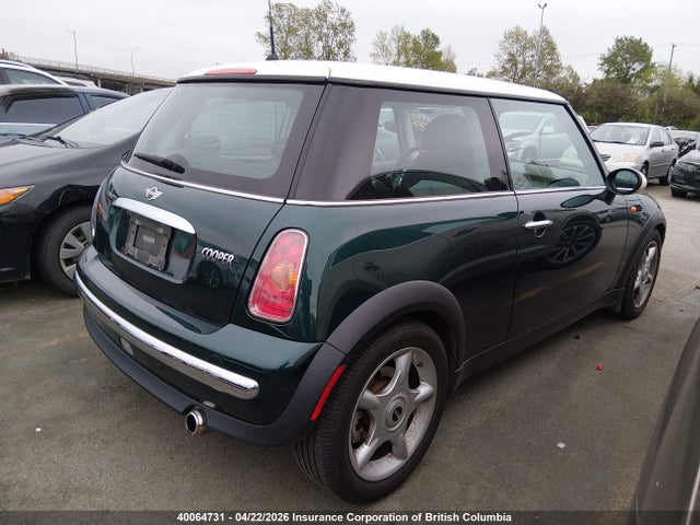 2003 Mini Cooper მანქანა იყიდება აუქციონზე, vin: WMWRC33463TE13512, აუქციონის ნომერი: 40064731