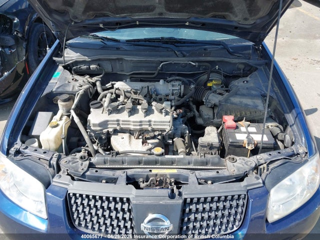 2005 Nissan Sentra 1.8/1.8s მანქანა იყიდება აუქციონზე, vin: 3N1CB51D05L550379, აუქციონის ნომერი: 40065677