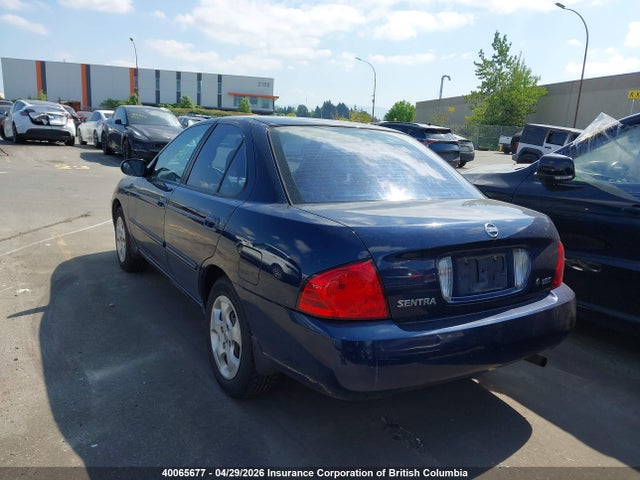 2005 Nissan Sentra 1.8/1.8s მანქანა იყიდება აუქციონზე, vin: 3N1CB51D05L550379, აუქციონის ნომერი: 40065677