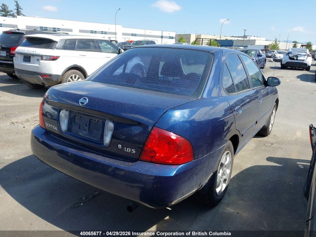 2005 Nissan Sentra 1.8/1.8s მანქანა იყიდება აუქციონზე, vin: 3N1CB51D05L550379, აუქციონის ნომერი: 40065677
