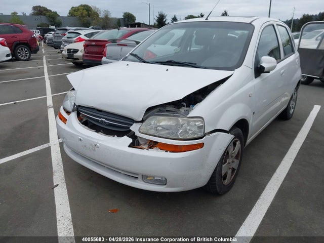 Aukcja sprzedaży 2008 Chevrolet Aveo Lt, vin: KL1TG65688B237125, numer aukcji: 40055683