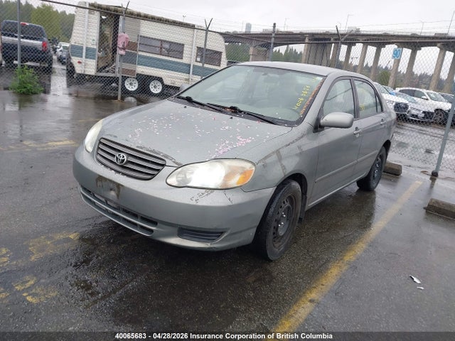 2004 Toyota Corolla Ce/le/s მანქანა იყიდება აუქციონზე, vin: 2T1BR32E84C825921, აუქციონის ნომერი: 40065683