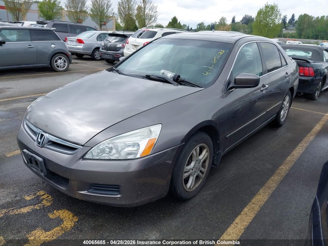 Aukcja sprzedaży 2007 Honda Accord Ex, vin: 1HGCM56707A802640, numer aukcji: 40065685