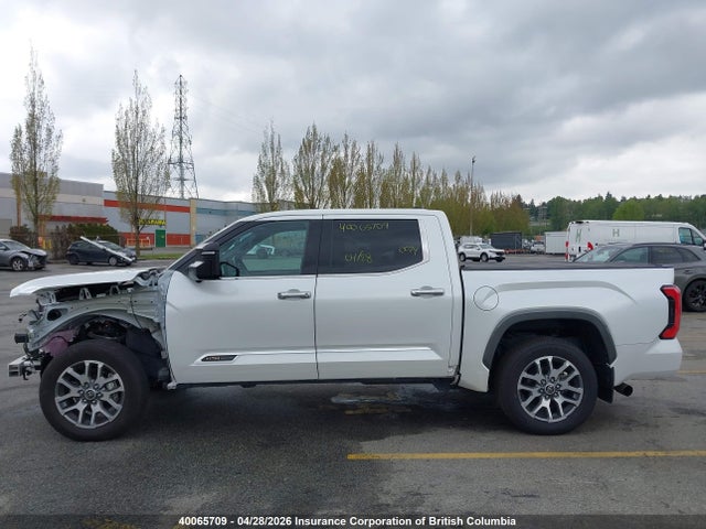40065709 :رقم المزاد ، 5TFMC5DB4NX005203 vin ، 2022 Toyota Tundra Hybrid Platinum مزاد بيع