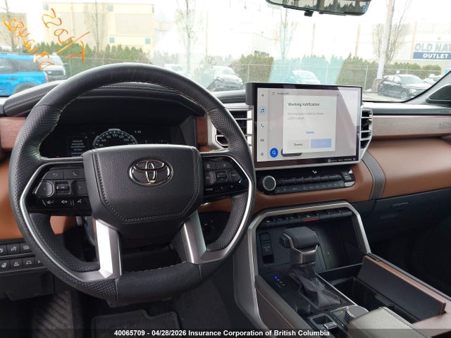 40065709 :رقم المزاد ، 5TFMC5DB4NX005203 vin ، 2022 Toyota Tundra Hybrid Platinum مزاد بيع