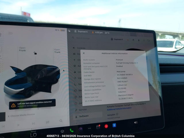 2026 Tesla Model Y მანქანა იყიდება აუქციონზე, vin: XP7YGDEE4TB754534, აუქციონის ნომერი: 40065713